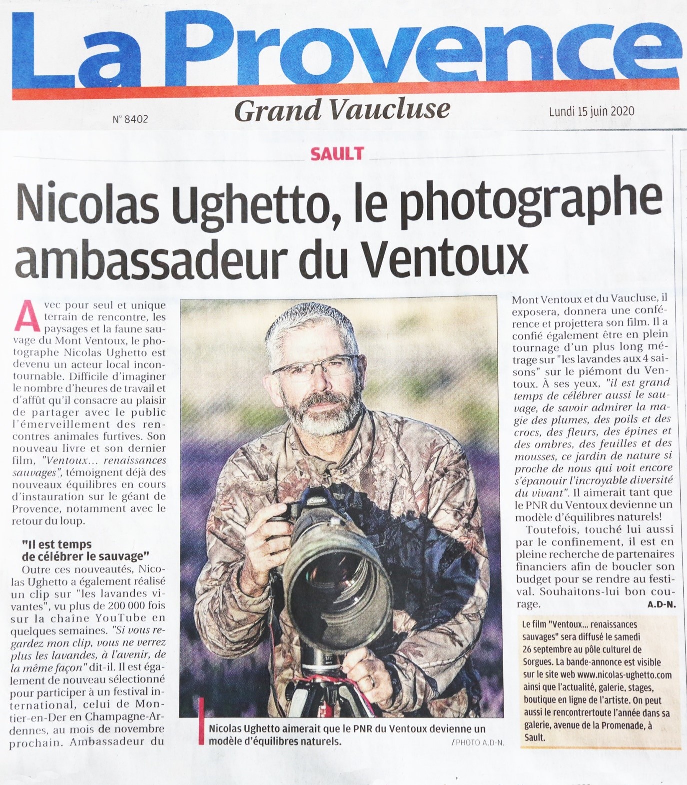 publication journal nicolas ughetto